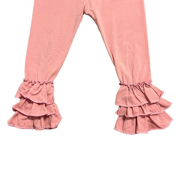 Royal Roe 3T Pink Tiered Ruffle Pants - Picture 3 of 6
